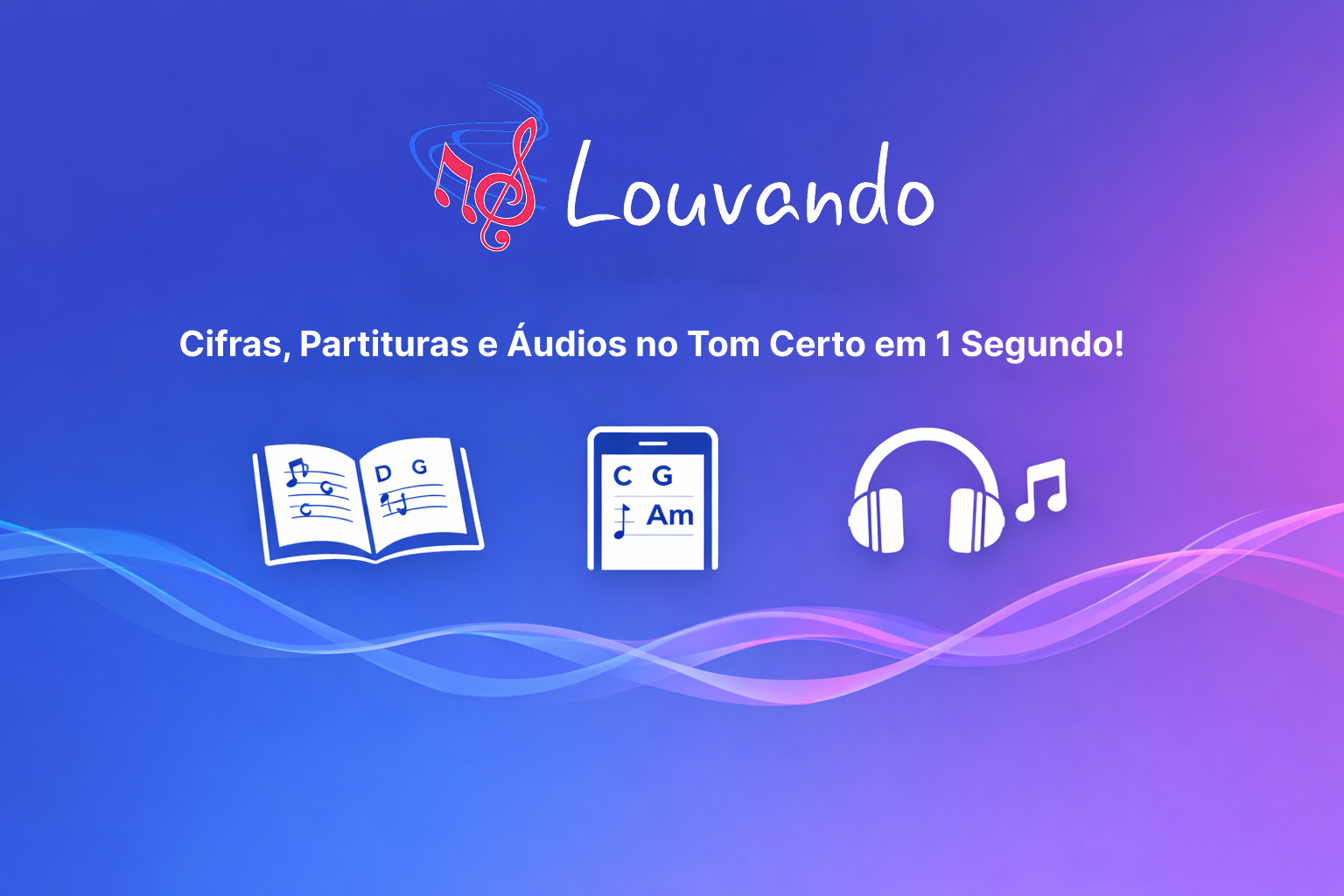 Imagem da plataforma Louvando